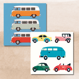 Everyday Card - Vehicles (Pack of 6, 3 of each design)