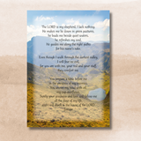 Everyday Card - Footprints and Psalm 23 (Pack of 6, 3 of each design)