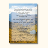 Everyday Card - Footprints and Psalm 23 (Pack of 6, 3 of each design)