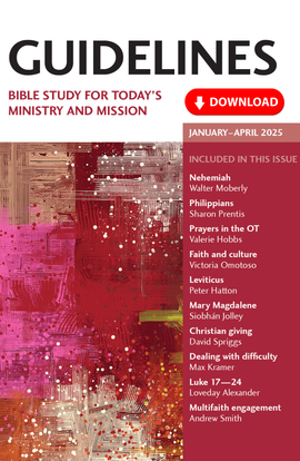 Guidelines January-April 2025: Bible study for today's ministry and mission