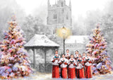 Christmas Card Carols in the Snow - Pack of 10