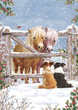 Christmas Card Ponies and Collies- Pack of 10