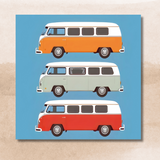 Everyday Card - Vehicles (Pack of 6, 3 of each design)