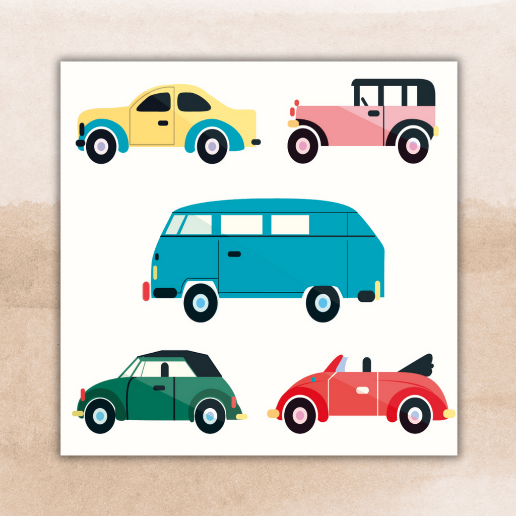 Everyday Card - Vehicles (Pack of 6, 3 of each design) – BRFonline