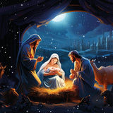 Christmas Card The Birth of Jesus - Pack of 10