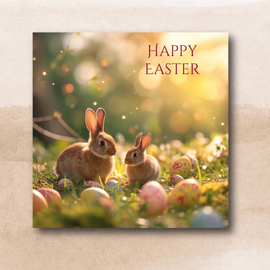 Easter Cards - Bunnies (Pack of 6 cards)