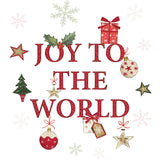 Christmas Card Joy to the World - Pack of 10